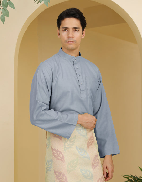 BAJU MELAYU ANDRE (DUSTY BLUE)